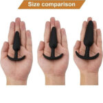 Black Color Silicone Anal Plug For Beginner
