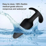 Black Color Silicone Anal Plug For Beginner