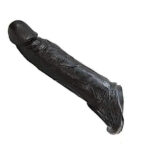 Black Colour Jumbo Penis Sleeve Extender Reusable And Washable