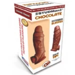 Chocolate-Studman-Reusable-Silicone-Penis-Sleeve-1