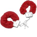 Hand Cuff Red Furry With Key