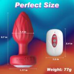 Red Ross Vibrating Silicone Anal Toys