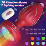 Red Ross Vibrating Silicone Anal Toys