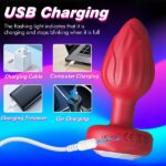 Red Ross Vibrating Silicone Anal Toys