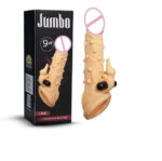 Reusable Washable Dragon Silicone Condom Penis Sleeve With Vibrator