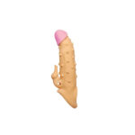 Reusable Washable Dragon Silicone Condom Penis Sleeve With Vibrator