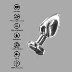 Vibrating Stainless Steel Anal Plug